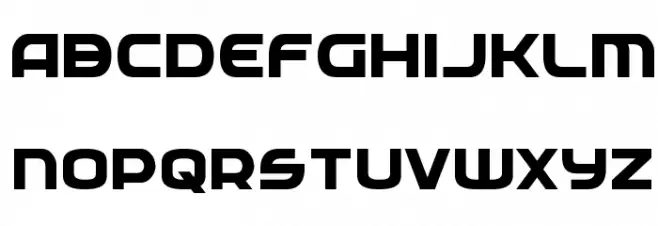 Federal Service ExtraBold फ़ॉन्ट लोअरकेस