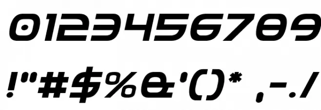 Federal Service Italic Font OTHER CHARS