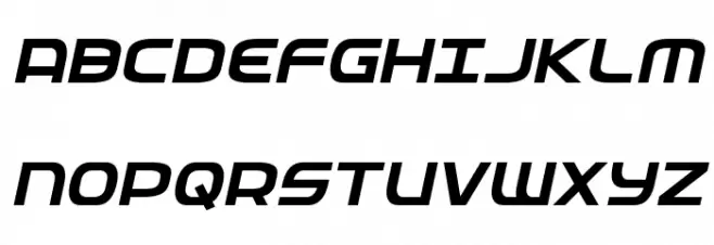 Federal Service Italic Polices MAJUSCULES