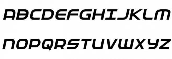 Federal Service Italic Шрифта ВЕРХНИЙ