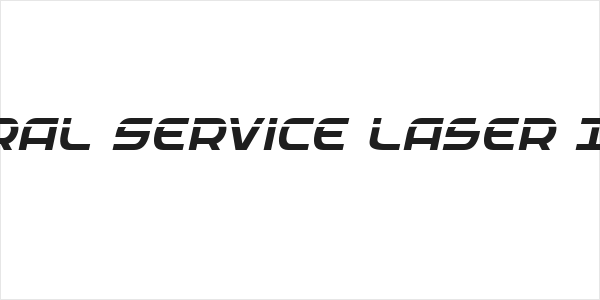 Federal Service Laser Italic Logo