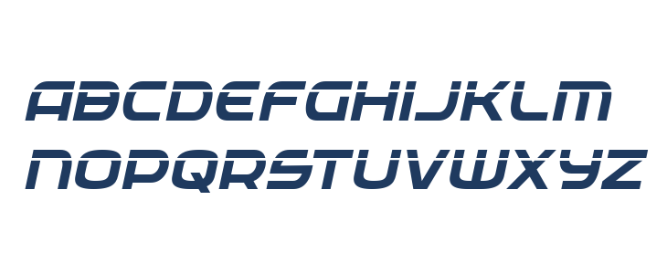 Federal Service Laser Italic Lowercase