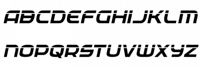 Federal Service Laser Italic Caratteri MINUSCOLO