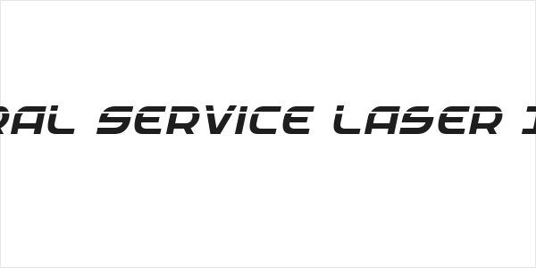 Federal Service Laser Italic Logo