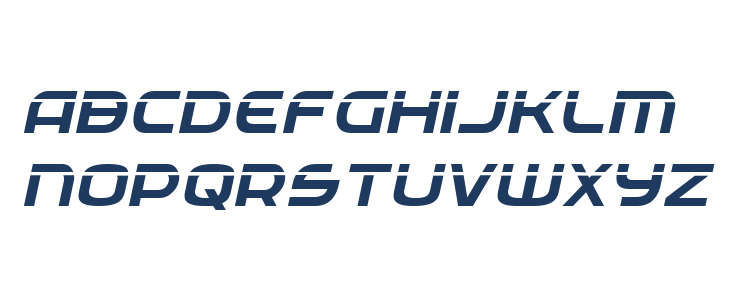 Federal Service Laser Italic Lowercase