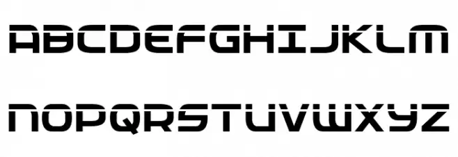 Federal Service Laser Шрифта ВЕРХНИЙ