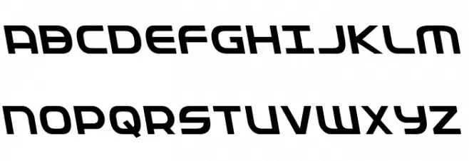 Federal Service Leftalic Schriftart Groß