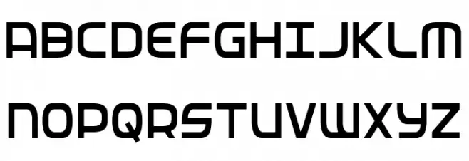 Federal Service Light Condensed 字体 大写