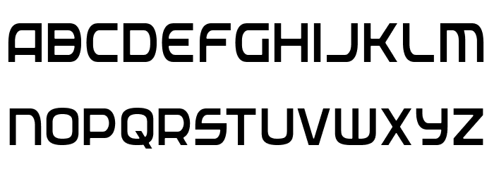 Federal Service Light Condensed Font LOWERCASE