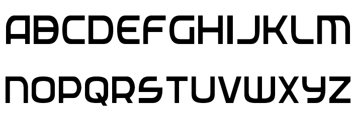Federal Service Light Condensed Font LOWERCASE