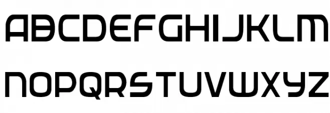 Federal Service Light Condensed Schriftart Kleinbuchstaben