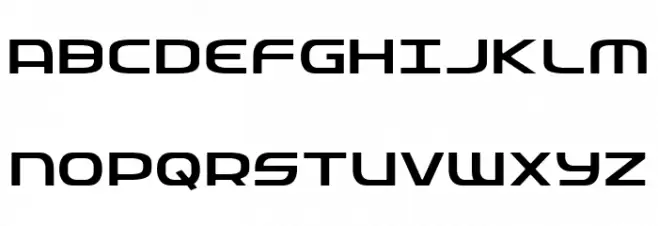 Federal Service Light Expanded خط أحرف كبيرة