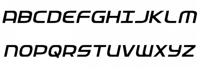 Federal Service Light Italic Polices MAJUSCULES