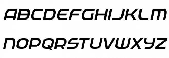 Federal Service Light Italic Fuentes MINÚSCULAS