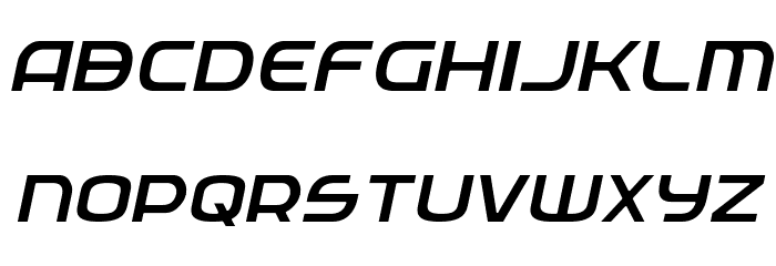 Federal Service Light Italic Font LOWERCASE