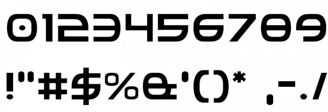 Federal Service Light Font OTHER CHARS