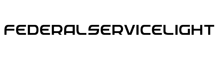 Federal Service Light  font caratteri gratis