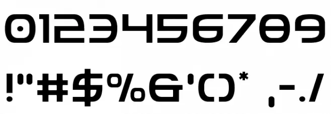Federal Service Light Font OTHER CHARS
