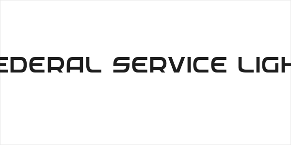 Federal Service Light Logo
