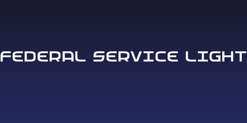Federal Service Light Social Header