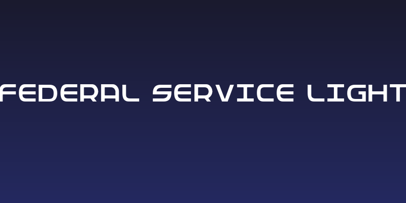 Federal Service Light Social Header