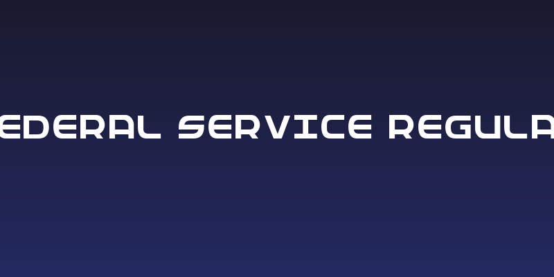 Federal Service Regular Social Header