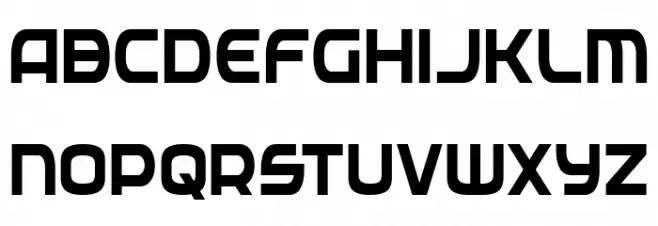 Federal Service Semi-Bold Condensed फ़ॉन्ट लोअरकेस