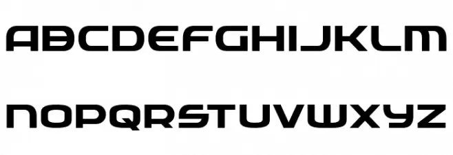 Federal Service Semi-Bold Expanded 字体 小写