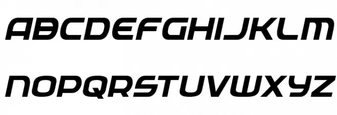 Federal Service Semi-Bold Italic 字体 小写