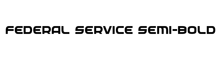 Federal Service Semi-Bold  لخطوط تنزيل
