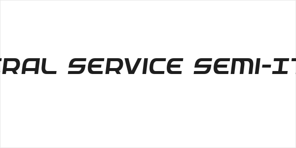 Federal Service Semi-Italic Logo