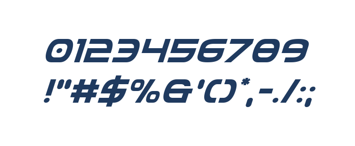 Federal Service Super-Italic Other Characters
