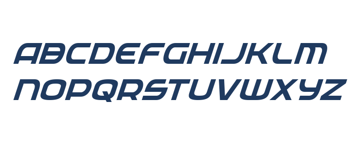 Federal Service Super-Italic Lowercase