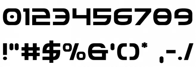 Federal Service Font OTHER CHARS