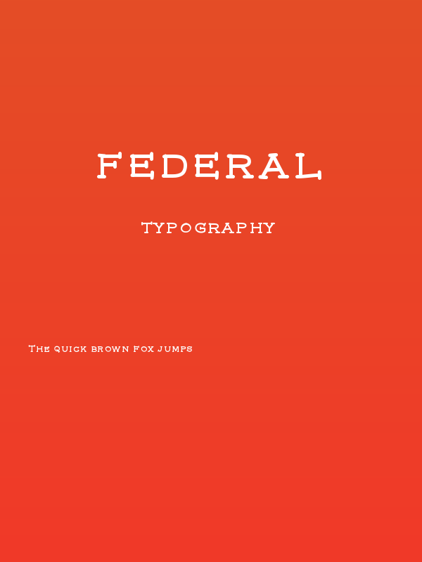 Federal Poster