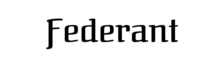 Federant  Free Fonts Download