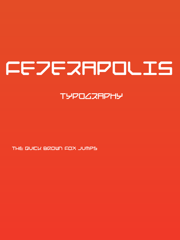 Federapolis Bold Poster