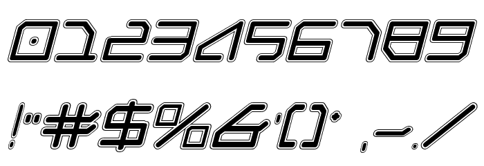 Federapolis College Italic Font OTHER CHARS