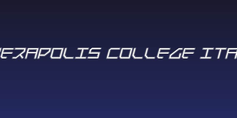 Federapolis College Italic Social Header