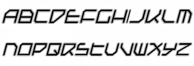 Federapolis College Italic フォント 小文字