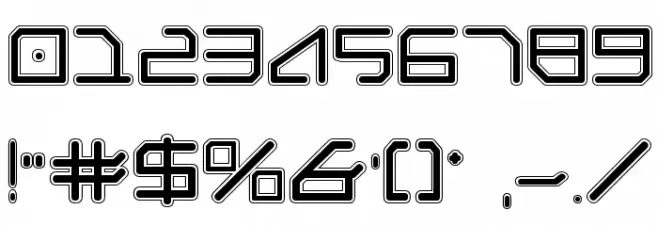 Federapolis College Font OTHER CHARS