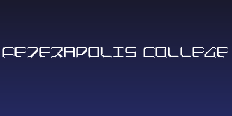 Federapolis College Social Header