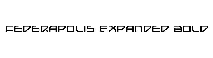 Federapolis Expanded Bold  Frei Schriftart Herunterladen