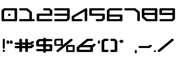 Federapolis Expanded Bold Font OTHER CHARS