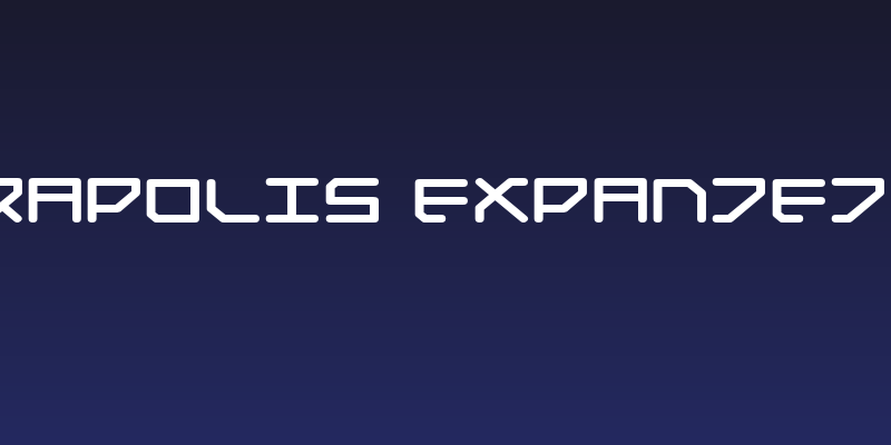 Federapolis Expanded Bold Social Header