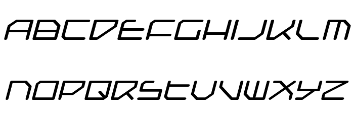 Federapolis Expanded Italic フォント 小文字