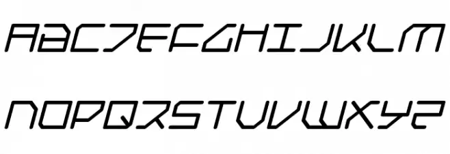 Federapolis Italic Fonte MAIÚSCULAS