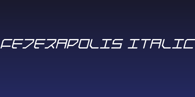 Federapolis Italic Social Header