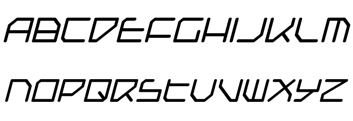 Federapolis Italic Font LOWERCASE