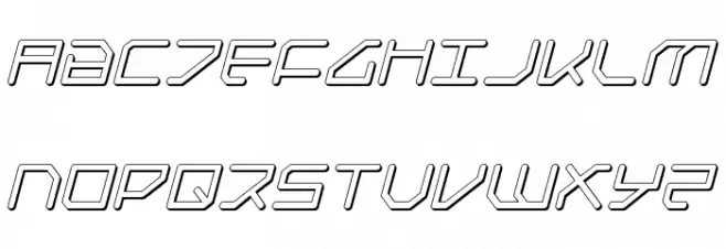Federapolis Shadow Italic Fonte MAIÚSCULAS